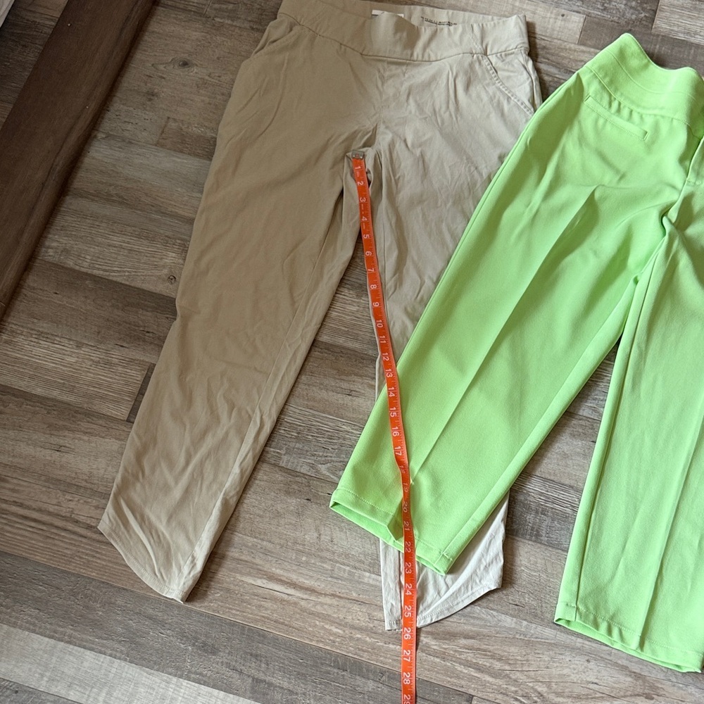 Lot x 2 Columbia Tan and green Cato Omni-Shield Pants size 8 - Picture 7 of 9